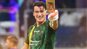 Pakistan’s Maaz Sadaqat Becomes Youngest Centurion in Caribbean Premier League History.