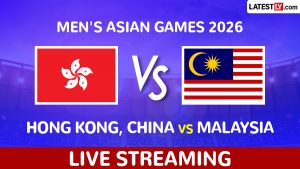 Hong Kong, China vs Malaysia Live Streaming and Free Telecast of Men's Asian Games 2026 Cricket in India
