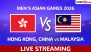 Hong Kong, China vs Malaysia Live Streaming and Free Telecast of Men's Asian Games 2026 Cricket in India