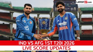 IND Win By 7 Wickets | India vs Afghanistan Live Score Updates, 1st T20I 2026: Abhishek Sharma, Ishan Kishan Power Men In Blue To Win