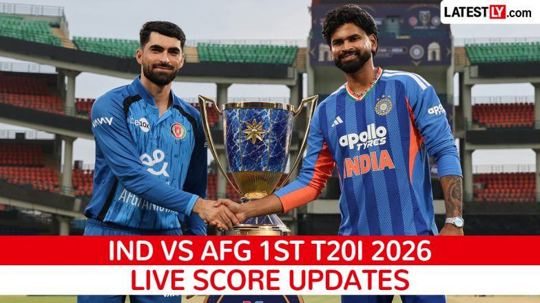 India vs Afghanistan Live Score Updates, 1st T20I 2026: Check Playing XIs for IND vs AFG