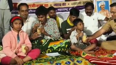 Nashik Tribal Students End Hunger Strike After Talks With Collector, Sit-In Protest Continues (Video)