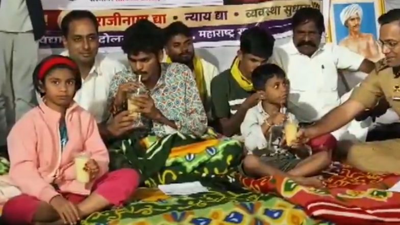 Nashik Tribal Students End Hunger Strike After Talks With Collector, Sit-In Protest Continues (Video)