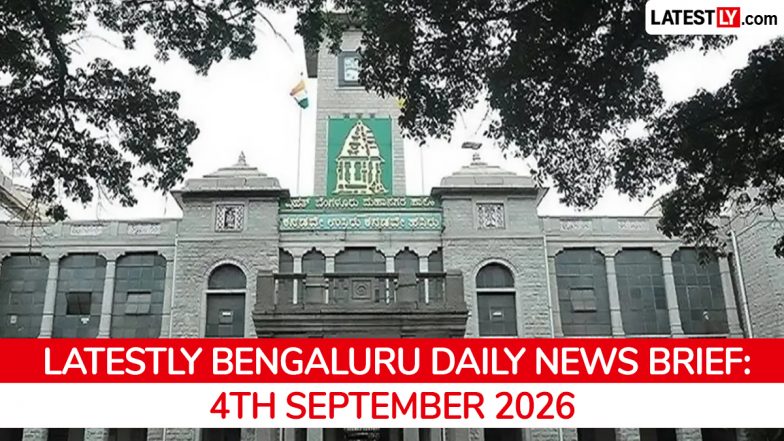 Bengaluru Latest News Today on September 4th, 2026: Parks Bill Withdrawn, Metro Progress &amp; Aero India Registrations