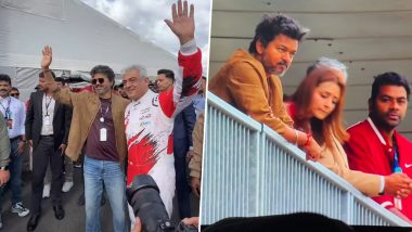 Le Mans Cup 2026: Vijay Flags Off Ajith Kumar&rsquo;s Silverstone Race As Trisha Krishnan Cheers From Stands