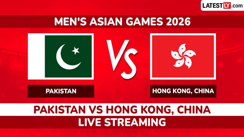 Pakistan vs Hong Kong, China Live Streaming and Free Telecast of Men's Asian Games 2026 Cricket in India