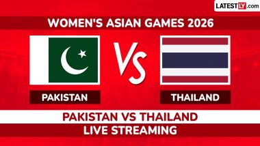 Pakistan vs Thailand, Live Streaming and Free Telecast of Women&rsquo;s Asian Games 2026 Cricket Match in India