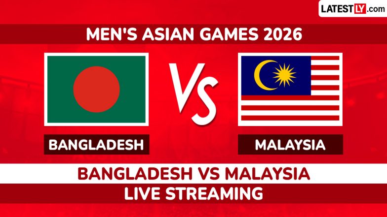 Bangladesh and Malaysia Live Streaming and Free Telecast of Men's Asian Games 2026 Cricket in India