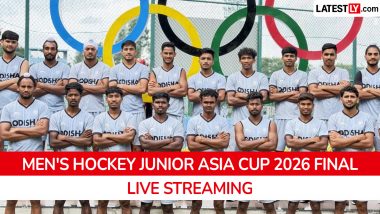 India vs South Korea, Live Streaming Online in India, Men&rsquo;s Hockey Junior Asia Cup 2026 Final