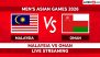 Malaysia vs Oman Live Streaming and Free Telecast of Men's Asian Games 2026 Cricket in India