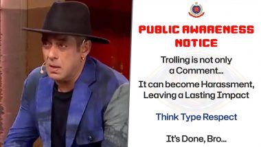 Delhi Police Backs Salman Khan After Actor Calls Out Body-Shaming and Trolling on &lsquo;Bigg Boss 20&rsquo;