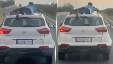 Coimbatore: Cop Clings to Car Roof for 40 km To Catch Suspected Gutkha Smugglers, Video Goes Viral