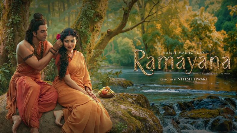 ‘Ramayana’: Ranbir Kapoor’s Lord Rama Fixes Sai Pallavi’s Sita’s Hair in Graceful Ganesh Chaturthi Poster