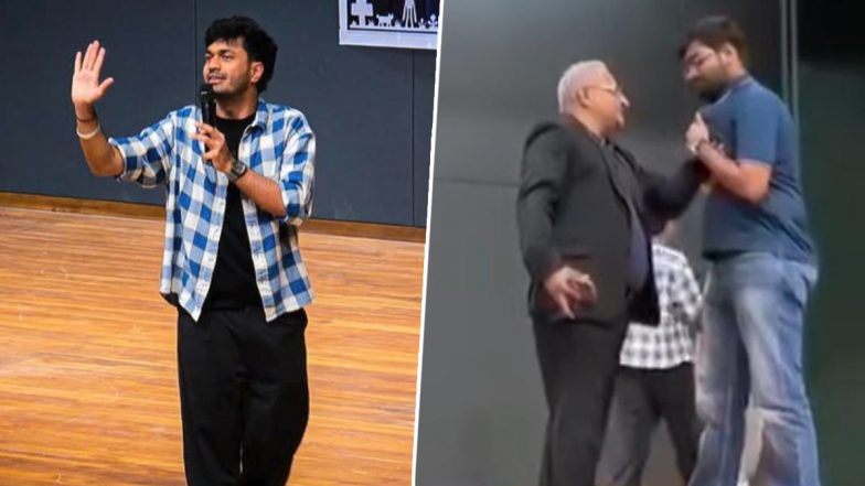 Comedian Rajat Sood’s Nirma University Event Takes Tense Turn As Professor Grabs Student by Collar