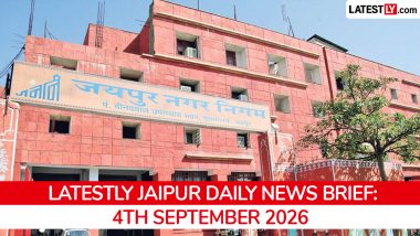 Jaipur Latest News Today on September 4th, 2026: Bribe Arrest, Janmashtami & Metro, Night Polo History