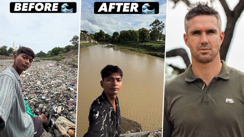 Kevin Pietersen Hails Viral Sensation Bittu Tabahi as 'Heroic' for Ajnar River Cleanup