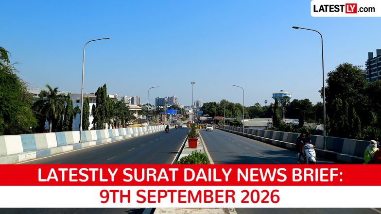 Surat Latest News Today on September 9th, 2026: Textile Market Fire, Overbridge Fall &amp; Economic Growth