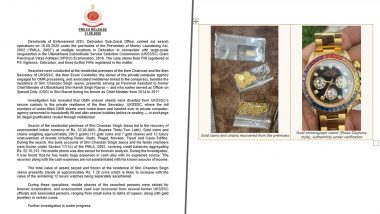 UKSSSC Paper Leak: ED Raids Ex-Officials, Harish Rawat&rsquo;s PA&rsquo;s Home, Seizes Cash, Gold, Rolex, Rado and Piaget Watches