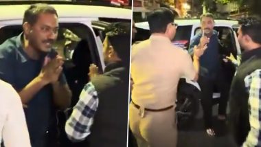 Santosh Pandit Arrested: Activist Detained in Pune Over Remarks Against Chandrakant Patil (Video)