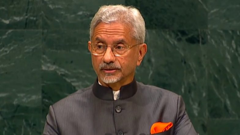 EAM S Jaishankar Hits Back at Pakistan at UNGA, Says &lsquo;Terrorism Cannot Be Normalised&rsquo;