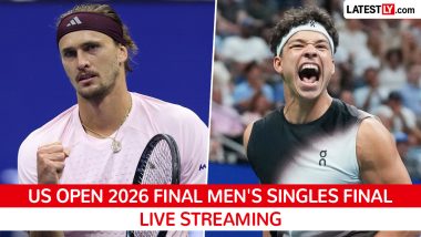 Alexander Zverev vs Ben Shelton Live Streaming Online and TV Telecast in India, US Open 2026 Final