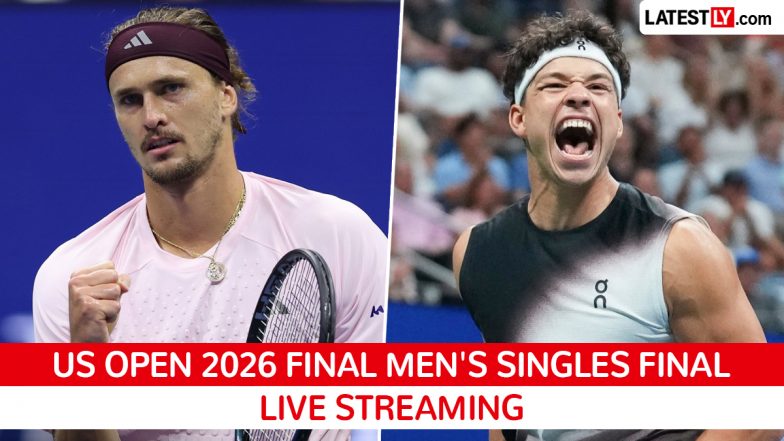Alexander Zverev vs Ben Shelton Live Streaming Online and TV Telecast in India, US Open 2026 Final