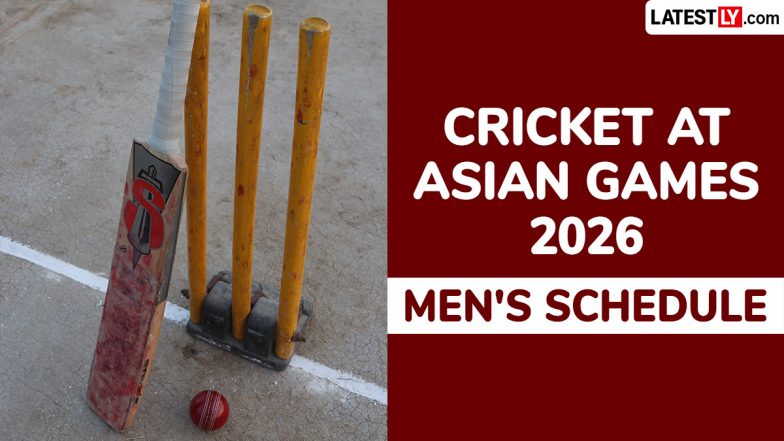 Cricket at Asian Games 2026 Men's Competition Full Schedule in IST