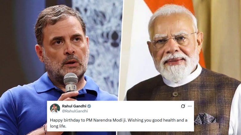 PM Modi Birthday 2026: Rahul Gandhi Extends Warm Wishes As Prime Minister Turns 76