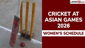 sports-Cricket at Asian Games 2026 Women's Competition Full Schedule in IST