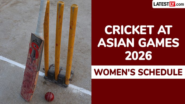 Cricket at Asian Games 2026 Women's Competition Full Schedule in IST