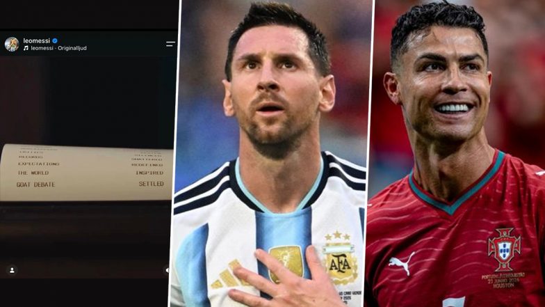 Did Lionel Messi Delete His Instagram Post Claiming 'GOAT Debate: Settled'? Fact Check Finds Claim False