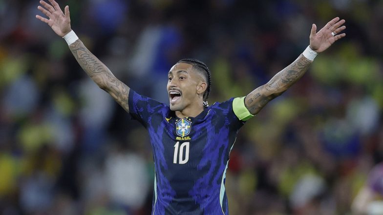 Raphinha Injury: Star Barcelona Winger Ruled Out of Historic India vs Brazil International Football Friendly