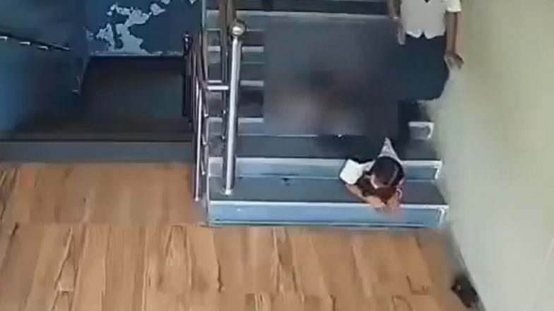 Telangana: 9-Year-Old Girl Dies After Falling From Staircase at Indian Heights Private School in Ranga Reddy (Video)
