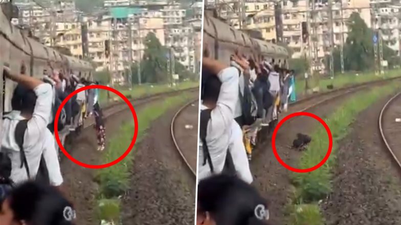 Viral Video Shows Woman Falling From Overcrowded Mumbai Local Near Mumbra