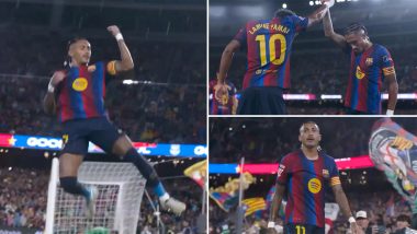 Raphinha Hat-Trick Video: Barcelona Star Nets Three Goals in 7-2 Win Over Racing Santander