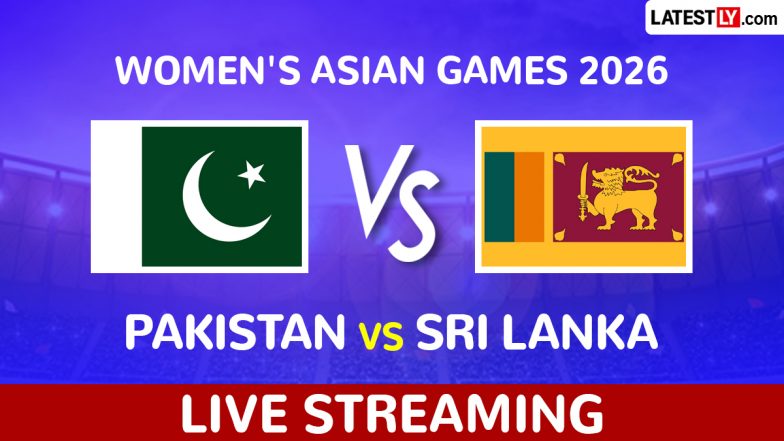 Pakistan vs Sri Lanka, Live Streaming and Free Telecast of Women&rsquo;s Asian Games 2026 Cricket Semifinal in India
