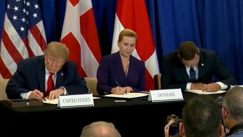 Donald Trump Signs US-Denmark-Greenland Deal To Bolster Arctic Security