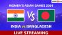 India vs Bangladesh, Live Streaming and Free Telecast of Women’s Asian Games 2026 Cricket Semifinal in India