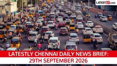 Chennai Latest News Today on September 29th, 2026: Flood Work Deadline, Kidnapping Arrest & Power Outages