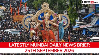 Mumbai Latest News Today on September 25th, 2026: Ganesh Visarjan, IIT Bombay Protest & Civic Updates