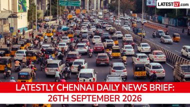 Chennai Latest News Today on September 26th, 2026: Monsoon Preparedness, Veeramani Case & New Tesla Center