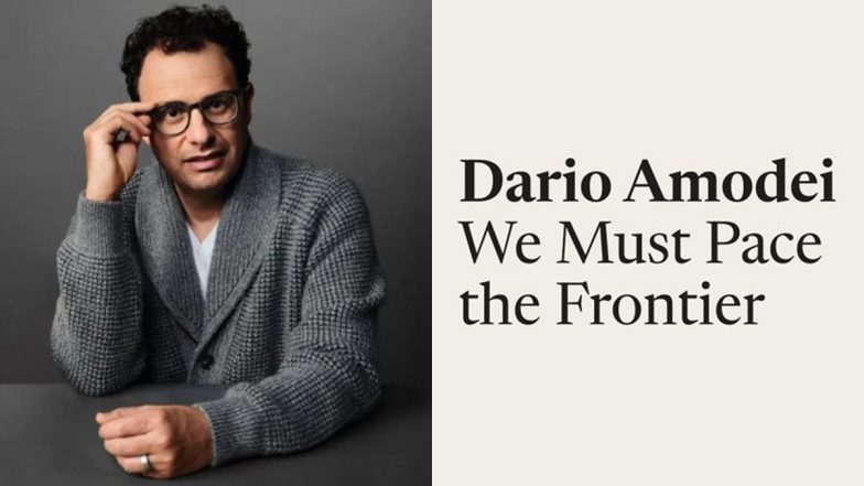 Why Anthropic CEO Dario Amodei Urges AI Industry To &lsquo;Slow Down&rsquo;