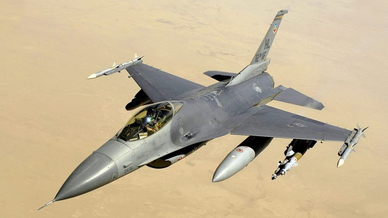 US Fighter Jet Crash: F-16 Fighting Falcon Goes Down at Spangdahlem Air Base in Germany; Pilot Injured