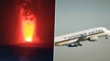 Singapore Airlines Cancels Multiple Jakarta Flights as Mount Anak Krakatau Volcano Erupts; Check Details