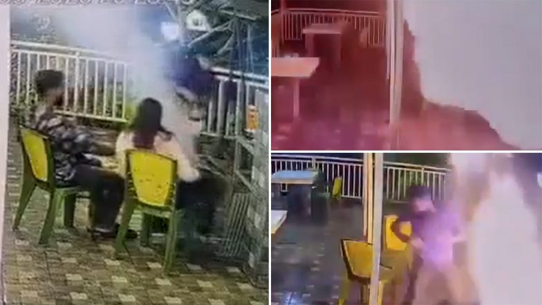 Darjeeling Honeymoon Horror: Newlywed Woman Engulfed in Fireball During BBQ in Sitong, Shocking CCTV Video Goes Viral