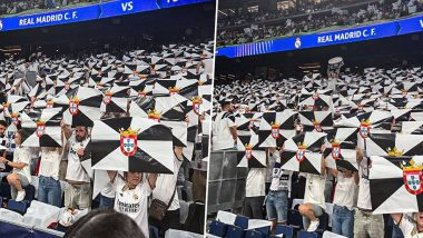 Real Madrid Fans Waves Ceuta Flags in Message of Solidarity During UCL 2026-27 Match