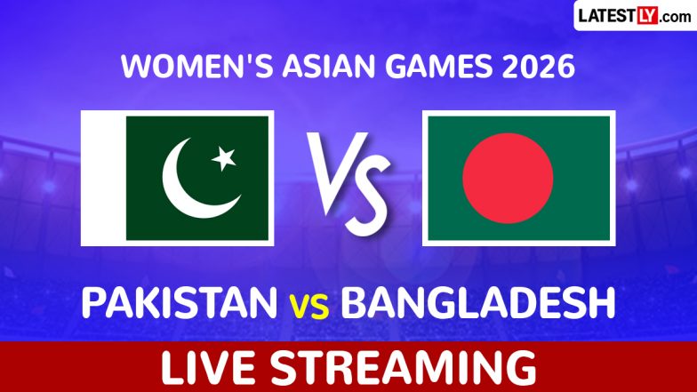 Pakistan vs Bangladesh Live Streaming and Free Telecast of Women&rsquo;s Asian Games 2026 Cricket in India