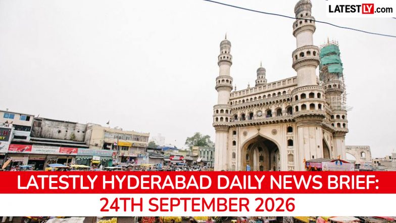 Hyderabad Latest News Today on September 24th, 2026: Heavy Rain, SI Death &amp; Ganesh Visarjan Prep