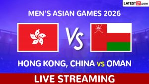 sports-Hong Kong, China vs Oman Live Streaming and Free Telecast of Men's Asian Games 2026 Cricket in India