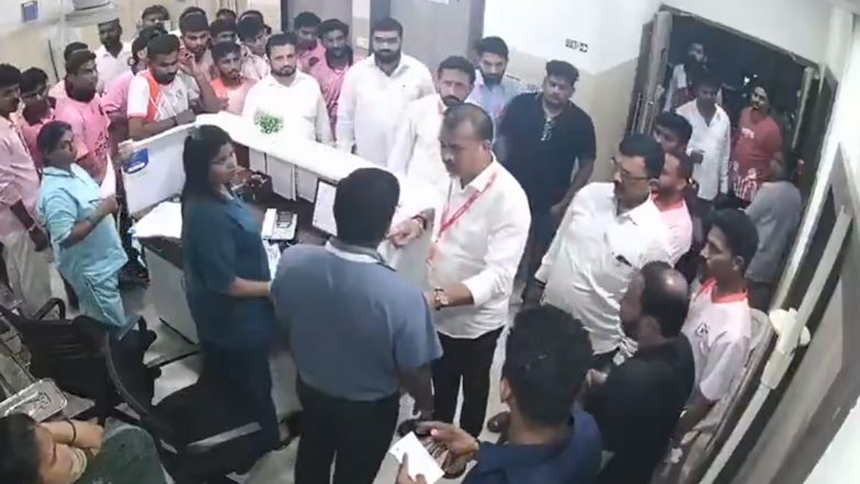 Shiv Sena Workers Assault, Threaten Hospital Staff Over Bill Dispute in Palghar; 17 Booked